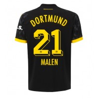Borussia Dortmund Donyell Malen #21 Udebanetrøje 2023-24 Kortærmet